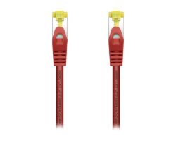 Latiguillo AISENS RJ45 Cat.7 SFTP 25cm Rojo (A146-0468)
