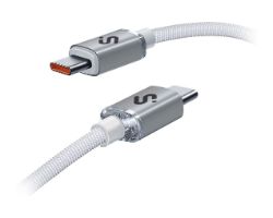 Cable SUBBLIM USB-C 2.0 M/M 2m Blanco (SUBCAB-C06011)