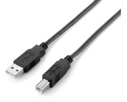 Cable EQUIP USB-A/M a USB-B/M 3m Negro (EQ128861)
