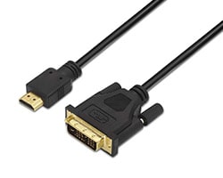 Cable AISENS DVI/M a HDMI A/M 1.8m Negro (A117-0090)