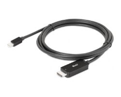 Cable Club 3D Mini DP/M a HDMI/M 1.8m Negro (CAC-1187)
