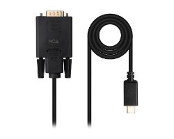 Conversor Nanocable USB-C/M a VGA/M 1.8m (10.15.5202)