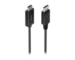 Cable AISENS DP/M a HDMI/M 0.6m Negro (A125-0891)