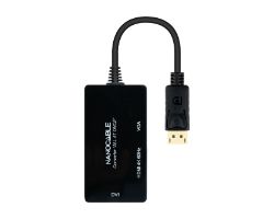 Adaptador Nanocable DP a HDMI/DVI/VGA (10.16.3301-ALL)