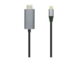 Cable AISENS USB-C/M a HDMI/M 1.8m Negro (A109-0393)