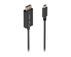 Conversor AISENS USB-C/M a DP/M 1.8m Negro (A109-0879)