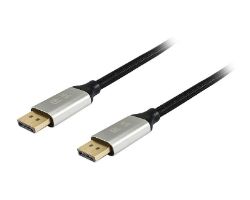Cable EQUIP DP/M a DP/M 1m Negro (EQ119261)