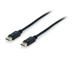 Cable EQUIP DP/M a DP/M 1m Negro (EQ119251)