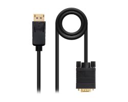 Nanocable DP/M a VGA/M 1m Negro (10.15.4401)