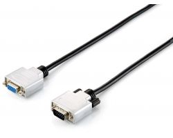 Cable EQUIP VGA/M a VGA/H 5m Negro/Plata (EQ118852)