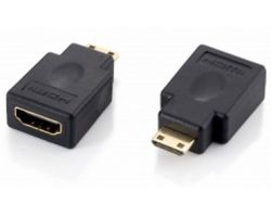 Adaptador EQUIP HDMI A/M a HDMI C/H Negro (EQ118914)