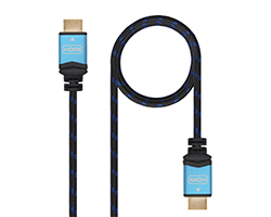 Nanocable HDMI A/M a HDMI A/M 0.5m Negro (10.15.3700)