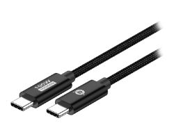 Cable CONCEPTRONIC USB-C M/M 100W 1.2m Negro(ETTA02B12)