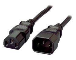 Cable Alimentación EQUIP C13/H a C14/M 1.8m (EQ112100)