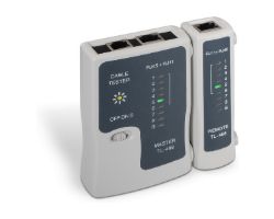 Testeador AISENS para RJ11/RJ12/RJ45 Gris (A142-0312)