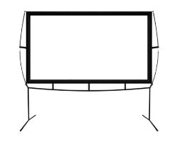 Pantalla Portátil Approx 120" 267x150cm (APPPB120C)