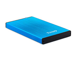Caja TooQ HDD 2.5" SATA USB 3.0 Azul (TQE-2527BL)