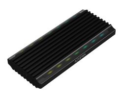 Caja AISENS SDD M.2/SATA USB-C 3.1 Negro (ASM2-RGB012B)