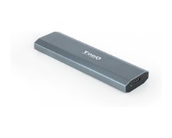 Caja TooQ SSD M.2/PCIe USB-C 3.0 Gris (TQE-2223G)