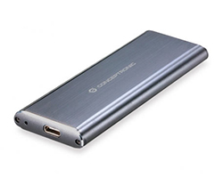 Caja CONCEPTRONIC SSD M.2/SATA USB-C 3.1 Gris (HDE01G)