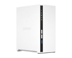 NAS QNAP 2Gb SATA2/3 USB RJ45 2 Bahías Blanco (TS-233)