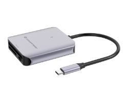Lector Tarjetas CONCEPTRONIC USB-C 3.1 Gris (BIAN09G)