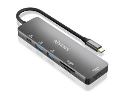 Dock AISENS USB-C a 2USB-A/HDMI/USB-C (ASUC-6P016-GR)