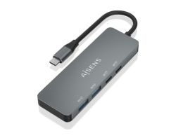 Hub AISENS USB-C a 2xUSB-A/2xUSB-C Gris (A109-0694)