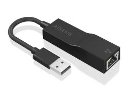 Adaptador AISENS USB-A 3.0/M a RJ45/H 15cm (A106-0766)