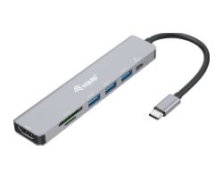 Dock Station EQUIP USB-C a HDMI/3USB-A/PD (EQ133494)