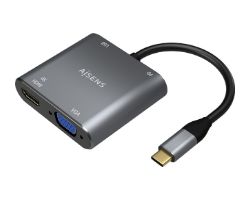 Adaptador AISENS USB-C a USB-A/C/VGA/HDMI (A109-0626)