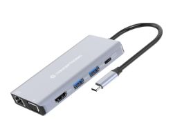 Adaptador CONCEPTRONIC USB-C 10en1 100W Gris (DONN20G)