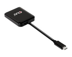 Adaptador Club 3D USB-C/M a 2xDP/H Negro (CSV-1555)