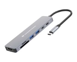 Docking Station CONCEPTRONIC 7en1 USB-C 100W (DONN28G)