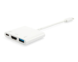 Adaptador EQUIP USB-C a USB-A/USB-C PD/HDMI (EQ133461)