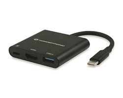 Adaptador CONCEPTRONIC USB-C a HDMI/USB-A/C (DONN01B)