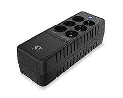 S.A.I. CONCEPTRONIC 650VA 360W 2xRJ45 Negra (ZEUS05E)