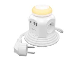 Regleta AISENS 4xSchuko 3xUSB Blanca (ASPS-2A1CLPQ02-W)