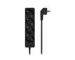 Regleta AISENS 4xSchuko Cable 1.4m Negra (A154-0534)