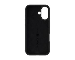 Funda CELLY Cromo iPhone 16 Negra (CROMO1078BK)