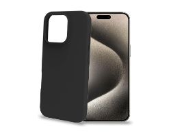 Funda CELLY Cromo iPhone 16 Pro Negro (CROMO1079BK)