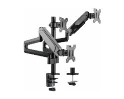 Soporte Mesa EQUIP 3Brazos 17-27" Inclin/Gira(EQ650134)