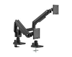 Soporte Mesa EQUIP 2Brazos 17"-35" Negro (EQ650182)