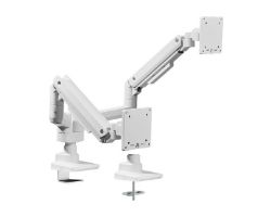 Soporte Mesa EQUIP 2Brazos 17"-35" Blanco (EQ650183)