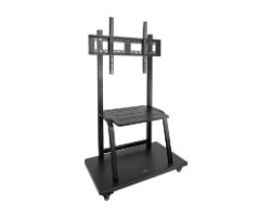 Soporte Pie TOOQ con ruedas 37-100" 150Kg (FS20101M-B)