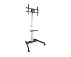 Soporte Pie TOOQ con ruedas 37-86" 50Kg (FS1886M-B)