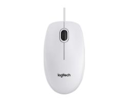 Ratón LOGITECH B100 Óptico USB-A Blanco (910-003360)
