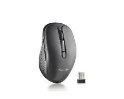 Ratón NGS Óptico Wireless 1600dpi Negro (EVORUSTBLACK)