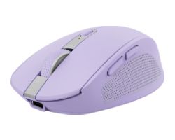 Ratón Trust Ozaa Óptico RF/Bluetooth Morado (25384)