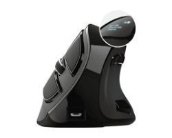 Ratón Vertical Trust Voxx RF Bluetooth Negro (23731)